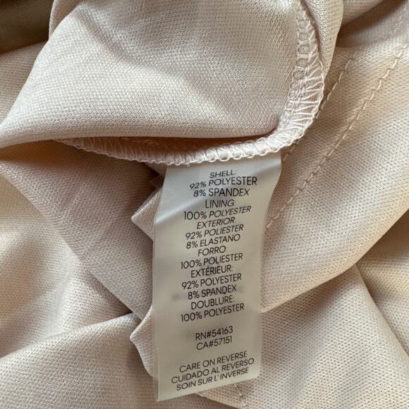 Calvin Klein Dress Sleeveless Fit to Flare Floral Wedding Guest Pink Size 2 - Picture 10 of 10